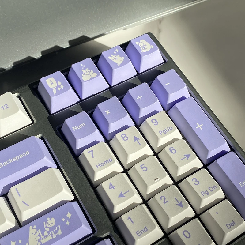 135ปุ่ม GMK Tuzi Keycaps เชอร์รี่โปรไฟล์ PBT Dye ระเหิดคีย์บอร์ดคีย์สำหรับ MX สวิทช์61/64/68/87/104