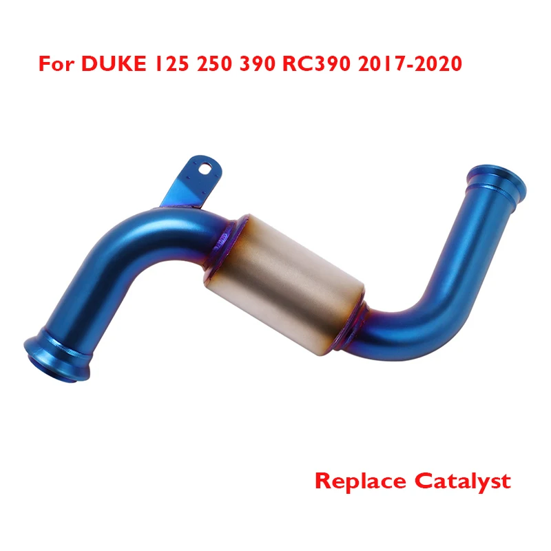 Slip on Motorcycle Exhaust Tube Middle Connector Pipe  Exhaust System Modified  for DUKE  125 250 390  RC390 2017 2018 2019 2020