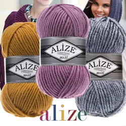 Wool Knitted Thick Yarn 100 Meters(100gr) -56 Color-Hand Knitting Yarn Ball Scarf-Alize Superlana Maxi-Blanket - Winter - Warm - Baby - Scarfs - Cardigan - Beret - Dress - DIY Made In Turkey