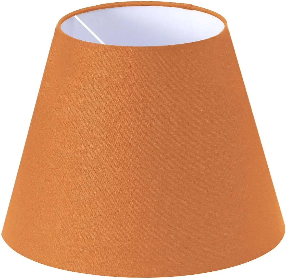 

Lampshade Table Lamp Hood Orange Cone Lampshade 25x15x20 Cm Decorative High Quality Special Lampshade Fabric and metal Inner Nes