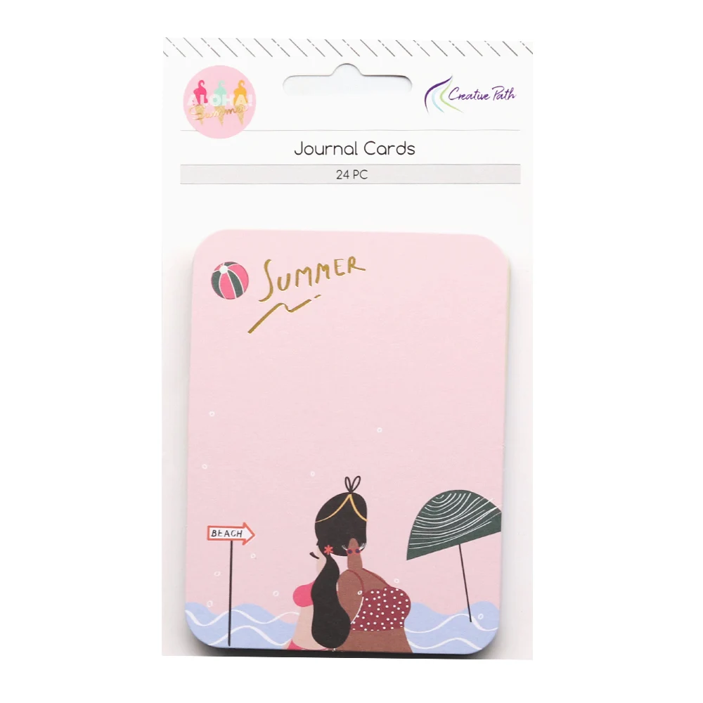 Creative Path Embellishments Cardboard Cards Double Sided Printing DIY Crafts Journaling Scrapbooking Project Album Journal Card