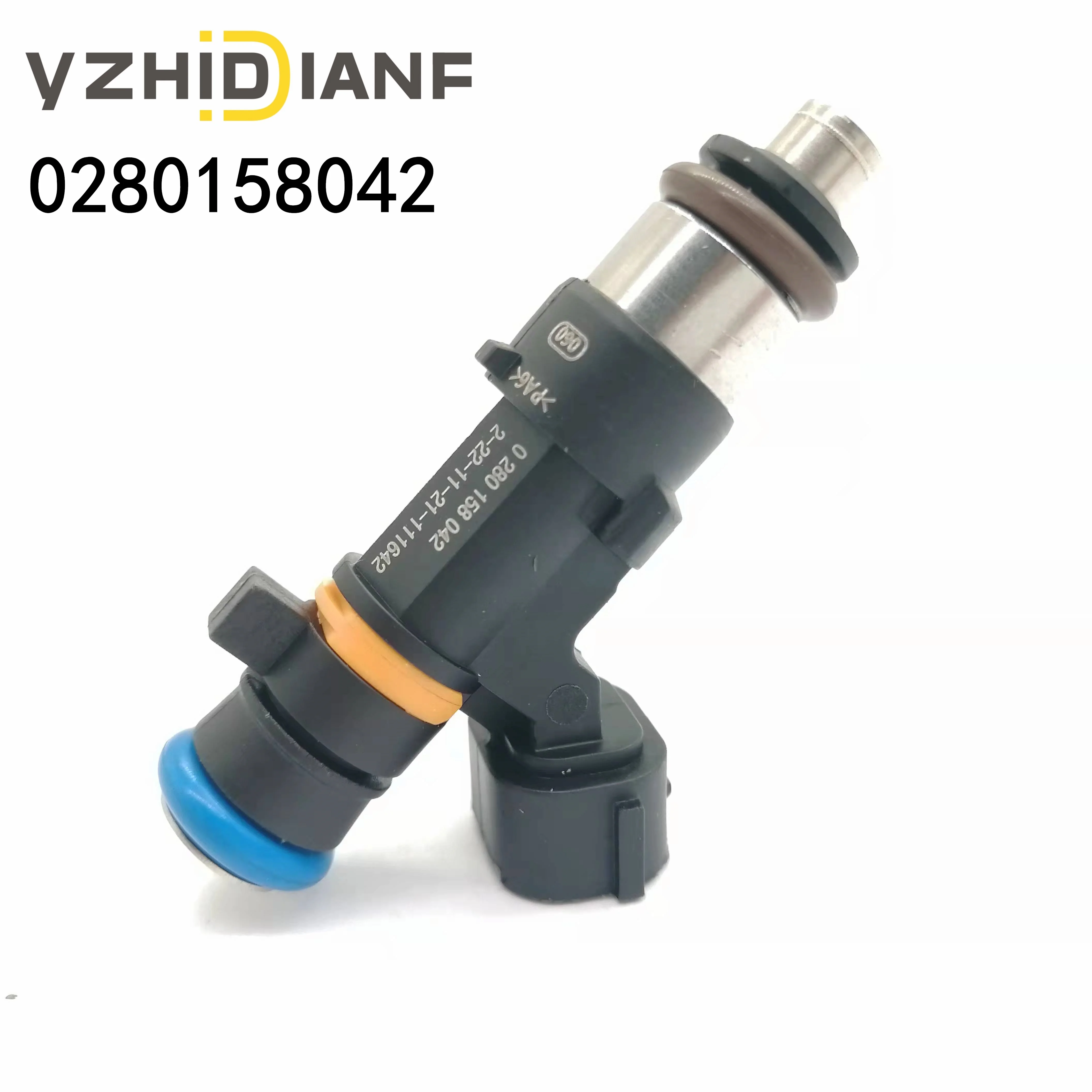 6X 0280158042 16600-CD700 Fuel Injector for Nissan- Infiniti-FX35 G35 M35 Q60 V35 Nissan-350Z MURANO-Teana 3.5L VQ35DE 2003-2009