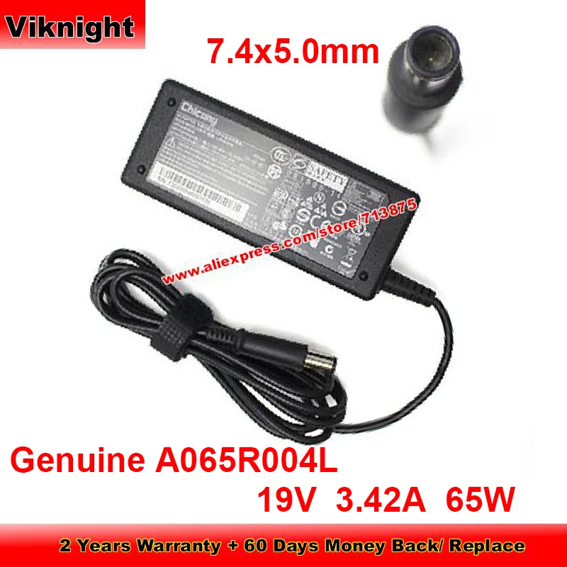 

Genuine A065R004L CHICONY 19V 3.42A Ac Adapter CPA09-004B for Dell INSPIRON 400 ZINO HD ZINO 400 500 410 HD 300 HD D610