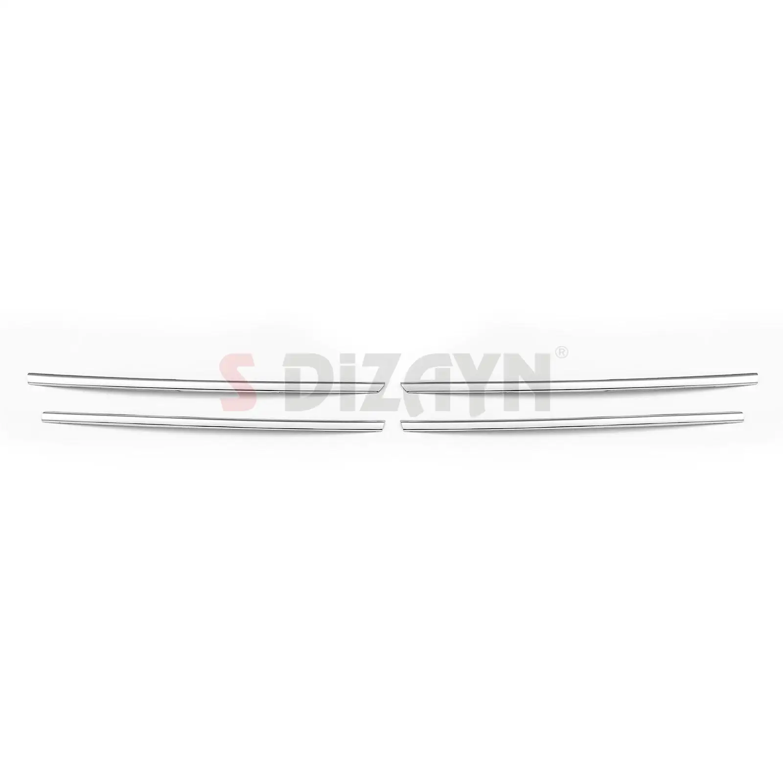 S Dizayn For Volkswagen Transporter T6 Facelift Chrome Front Grill Stainless Steel 4 Pcs VW Exterior Car Accessories Auto Parts