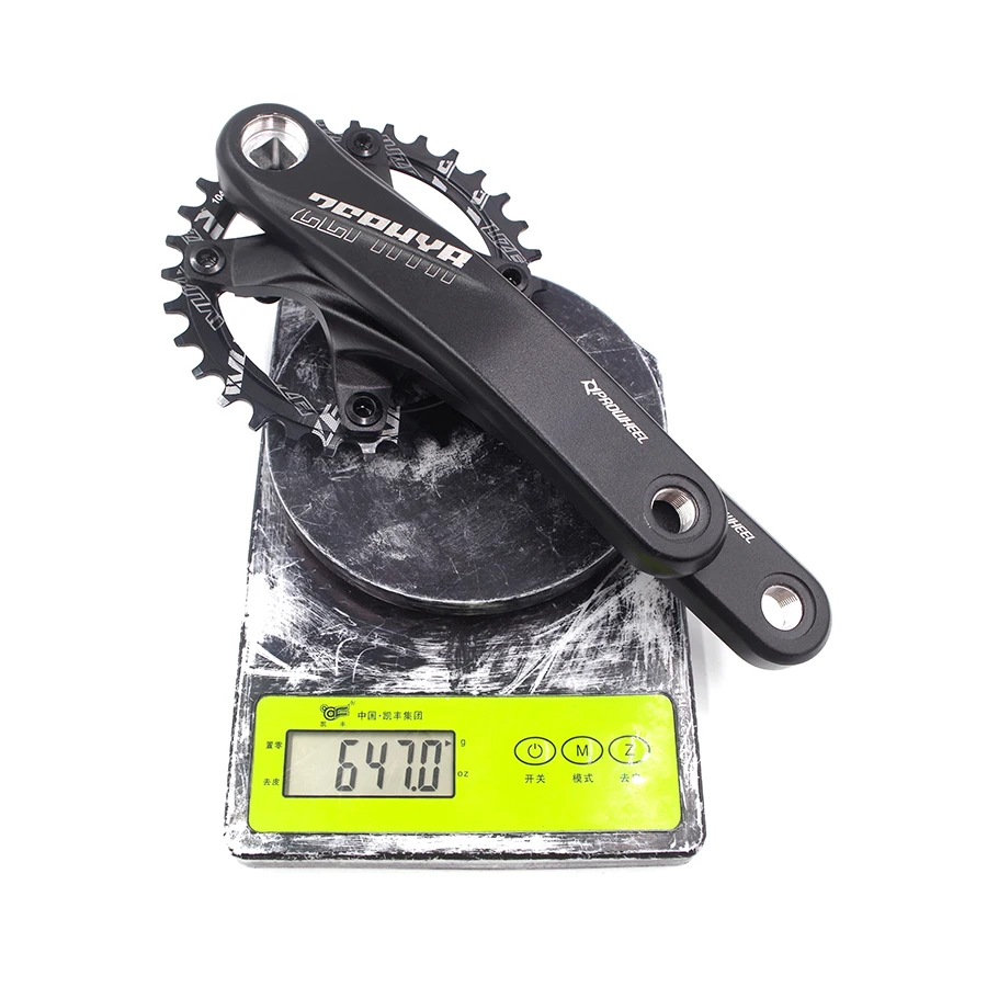 Prowheel MTB Mountain bike crankset 170mm 175mm 30/32/34/36/38/40/42t chainring 64 104 bcd square taper crank bicycle Crankset