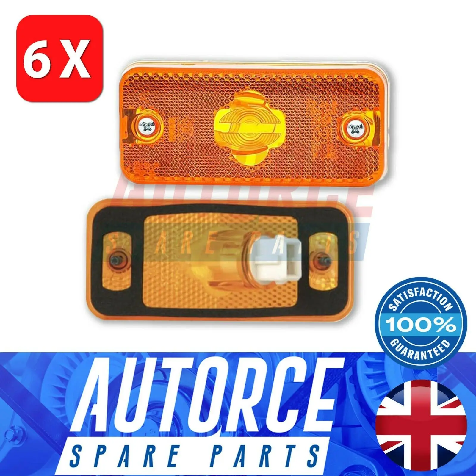 AUTORCE 6X SIDE MARKER LAMP INTENDED FOR PEUGEOT BOXER FOR CITROEN RELAY FOR FIAT DUCATO FOR IVECO DAILY 41200664, 7174 9251