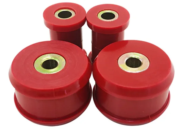 Red/black polyurethane Silentblocks for VAG group Audi VW Skoda Seat