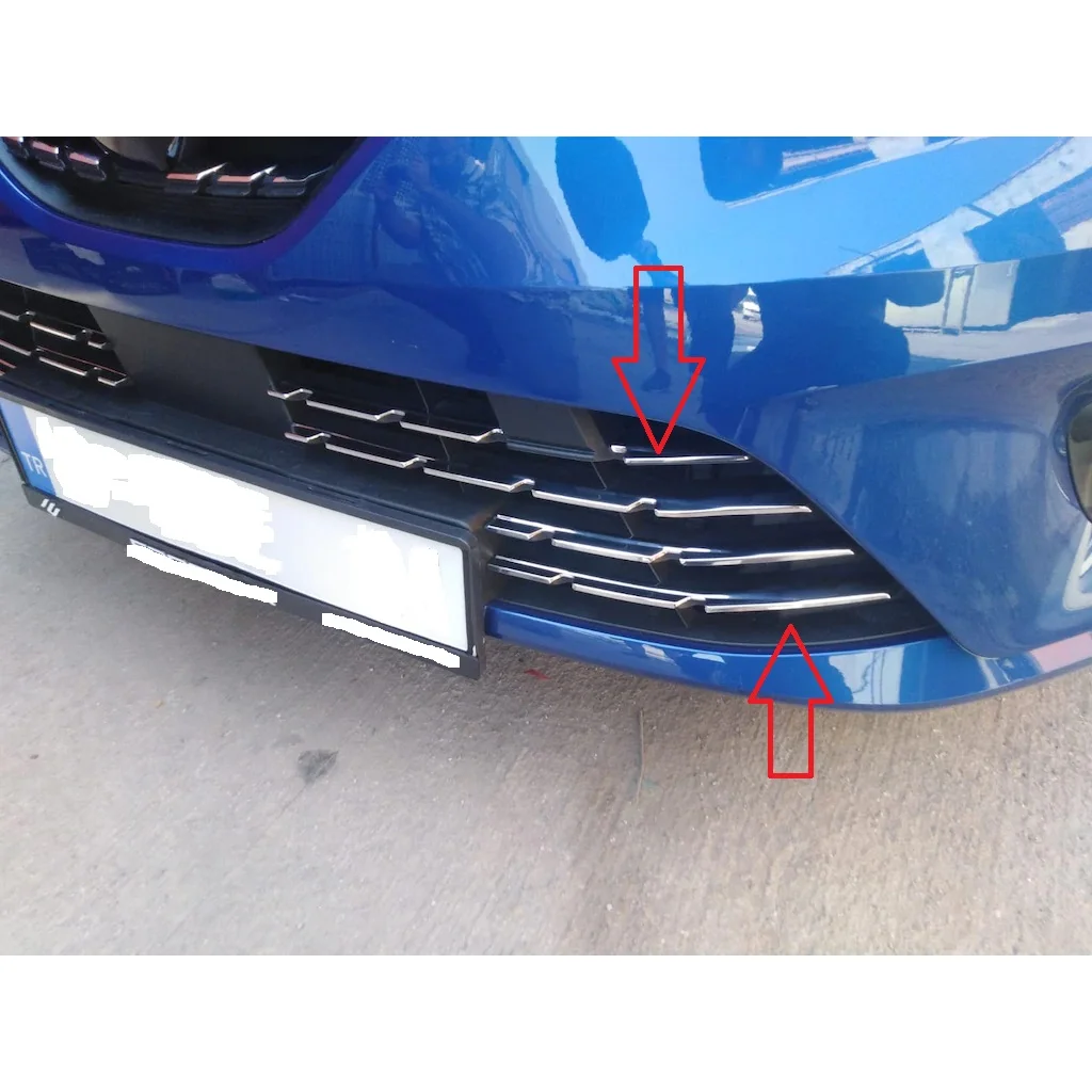 For Renault Clio 5 HB 2019 Post Auto Accessories Chromium Styling Stainless Steel Abs Plated High Quality Modified