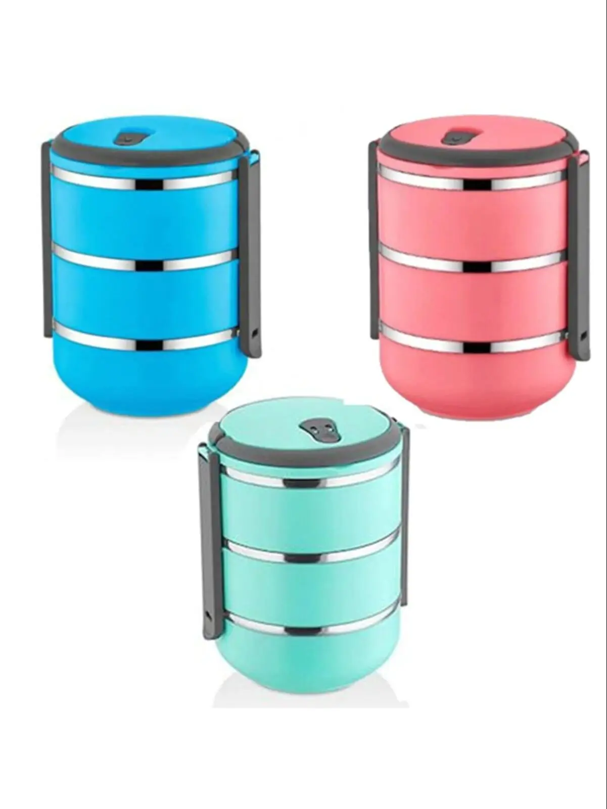 

Portable Lunch Box Leak-Proof Storage Container Multi-Layer Thermos For Students Office Worker Food Container Warmer Daily Use