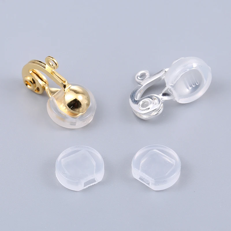 Boucles d'oreilles à clipser UNNA16-pour femmes, accessoires de bijoux de bricolage, matériaux en cuivre, 2/10 pièces