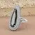 925 Sterling Silver Zircon Stone Engraved Ladies Ring with Ruby Black Stone Fashion Turkish Premium Quality Handmade Jawelery