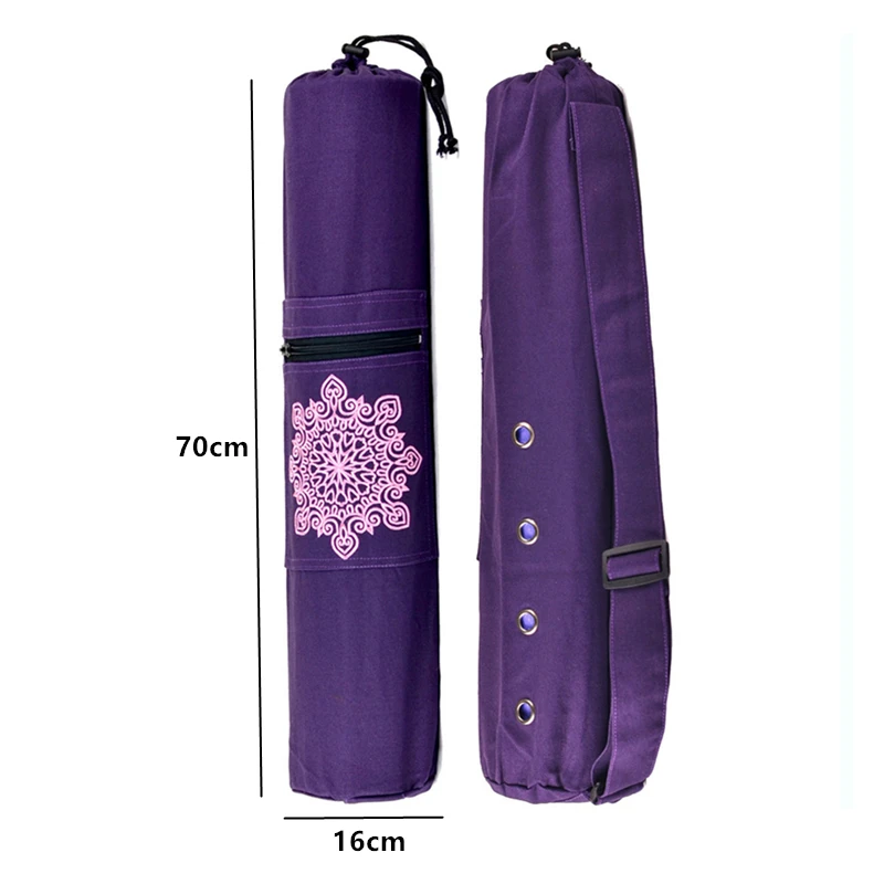 Yoga Mat Cover Wear resistant Canvas Yoga Backpack Breathable Sports Fitness Canvas Bag Yoga Accessories