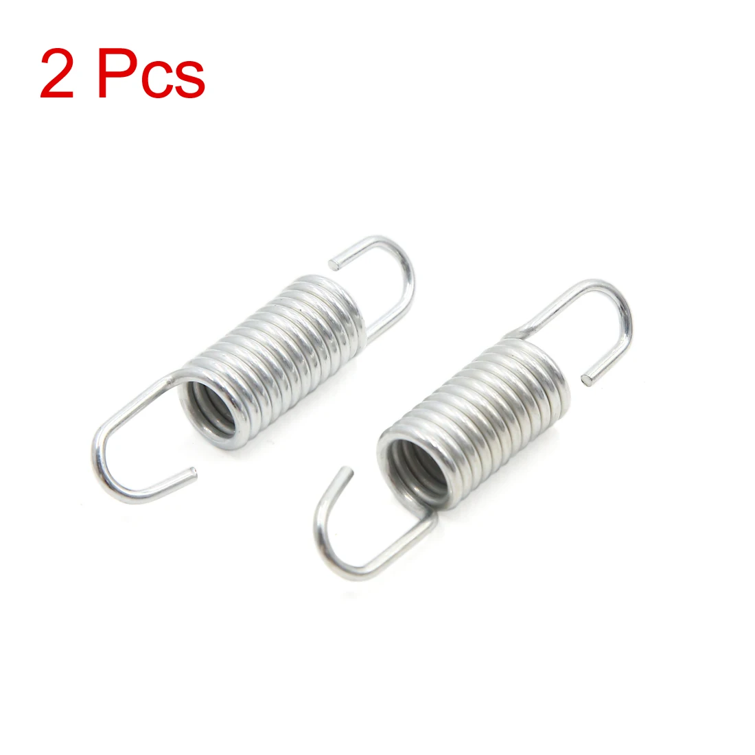 uxcell 2pcs 6cm Length Brake Return Spring for GS125 GN125 Silver Tone Metal Motorcycle Brake Pedal Return Spring