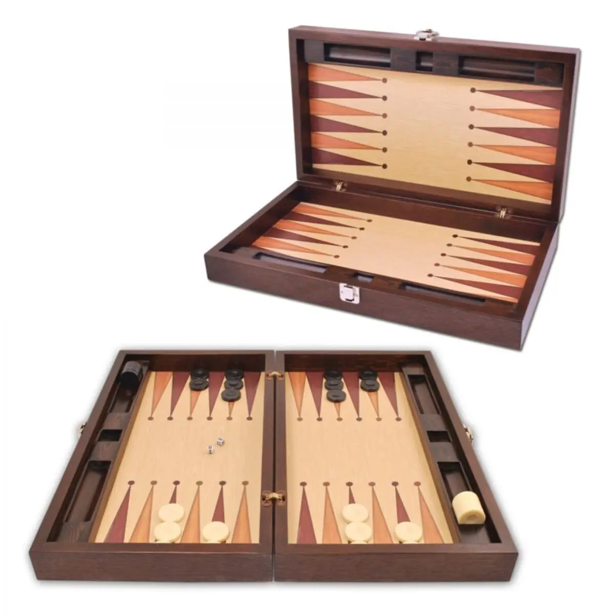 Premium Gold Backgammon stylish design make your hobby enjoyable trend product easy to carry with bag