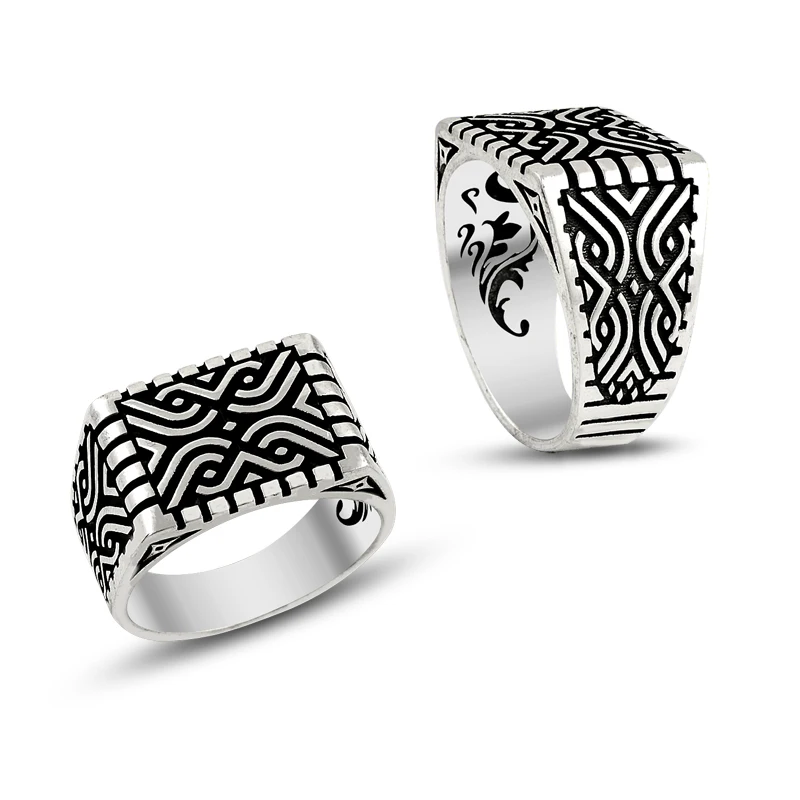 925 Silver Classic Design Resurrection Ertugrul Rings