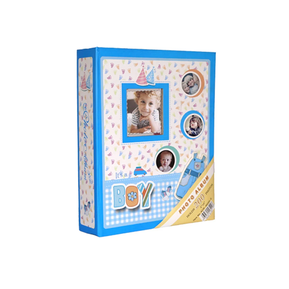 

Sara Baby Photo Album Blue Pink 10*15Cm 4 x6inç 200 PCs Capacity Keepsake Storage Memory Book