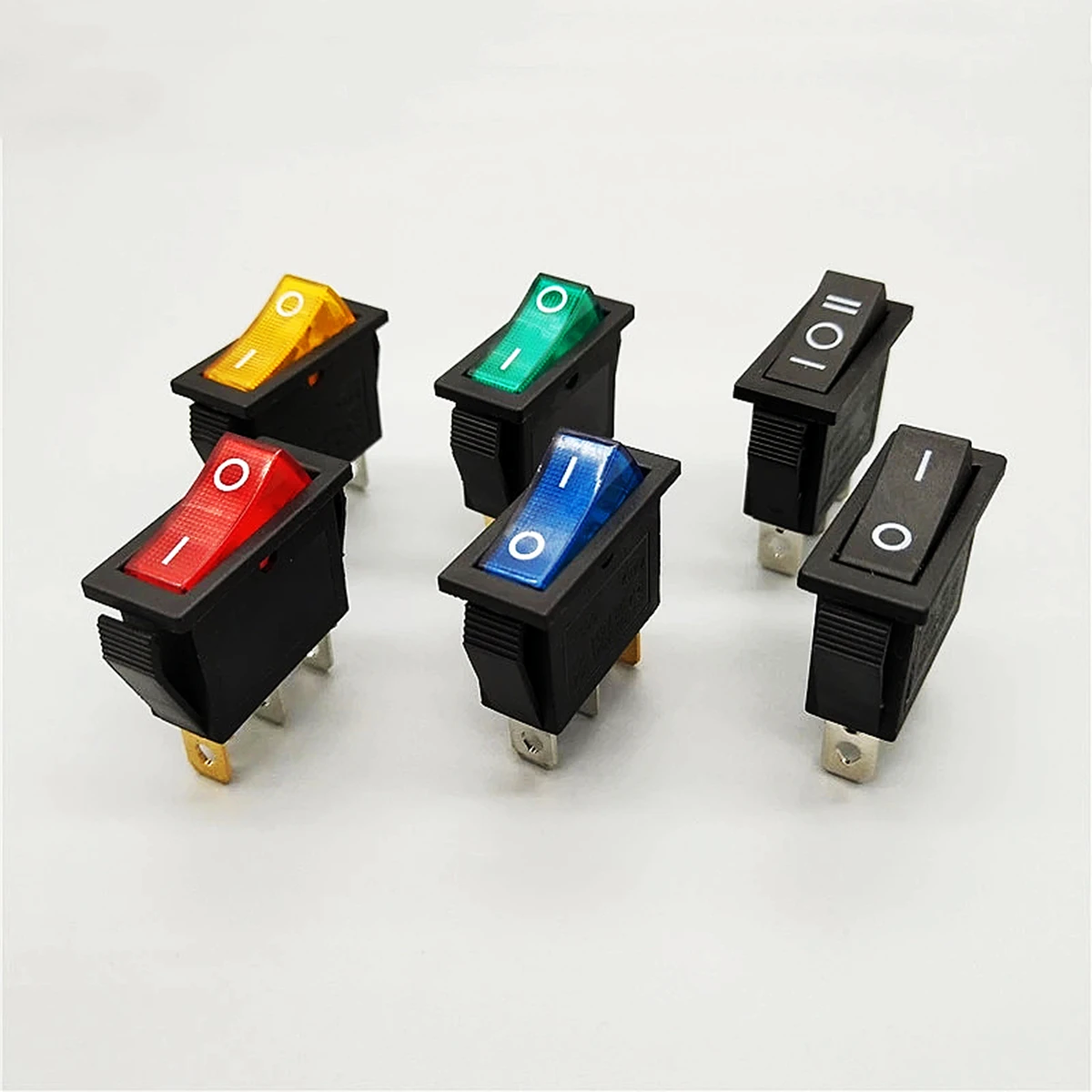 KCD3 Rocker Switch ON-OFF 2 Position 2 Pin 3 Pin Elektrische Ausrüstung Mit Licht Power Taste 16A 250VAC 20A 125VAC