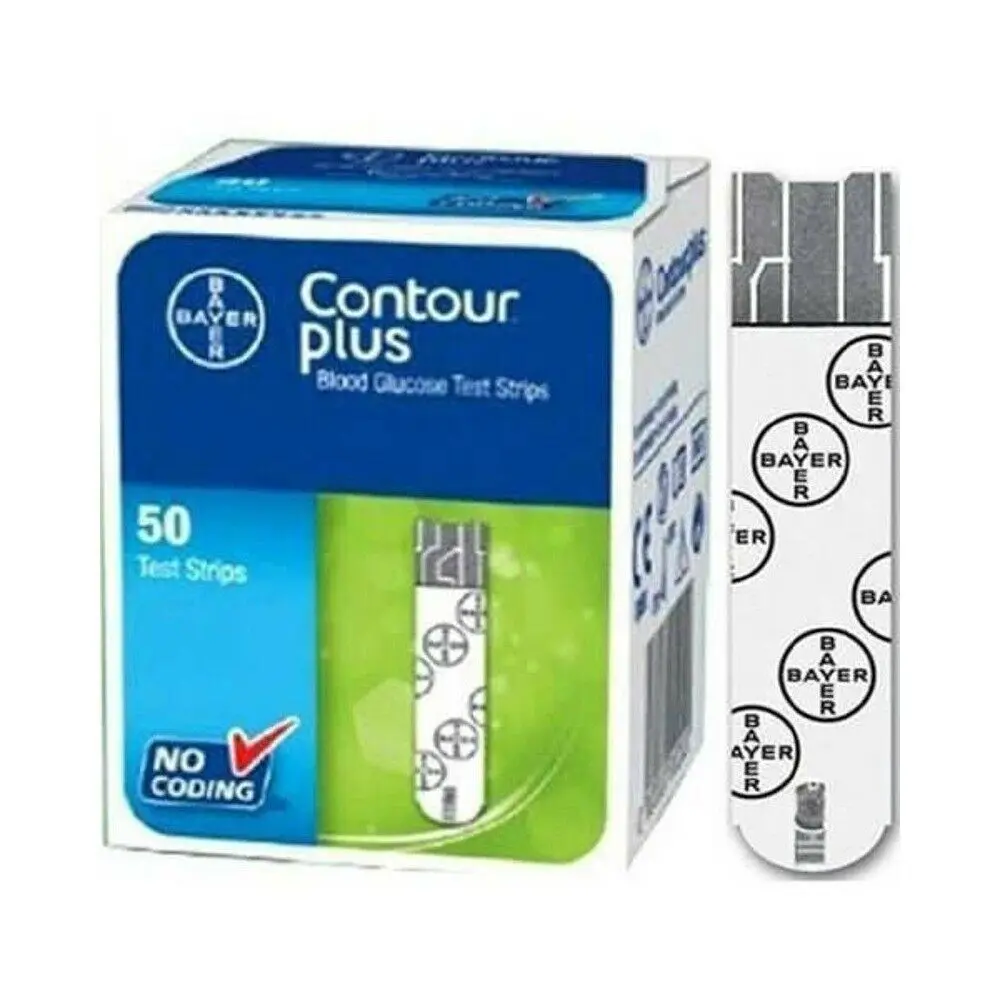 ASCENSIA (Bayer) Contour Plus paski testowe 50/100/200 pcs Exp 2022 nowe elementy