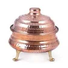 

Kitchen Sugar Candy Pot Bowl Seasoning Spice Pot Sugar Canister Authentic Turkish Handmade %100 Copper Serving Bowl Made in Turk