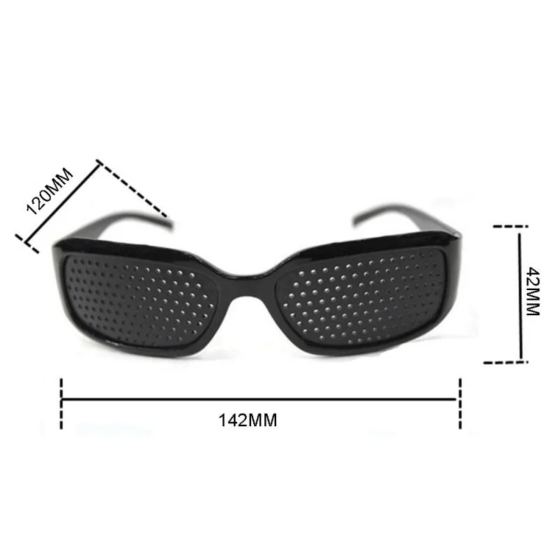 Reticular glasses Pinhole holes Pinhole black grid myopia cataracts help improve vision read good eyesight