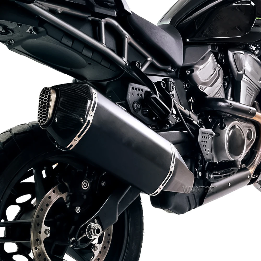 NEUER Motorrad-Auspuff-Hitzeschutzschild passend für HARLEY PAN AMERICA 1250 PA1250 PANAMERICA1250 2021 2022 Schalldämpfer-Hitzeschutzschild – Detail 5