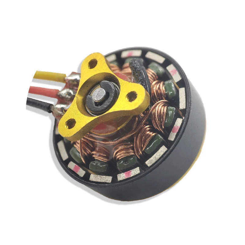 1304 4000kv brushless motor, suitable for indoor aircraft and drones, 120g, 2S thrust.