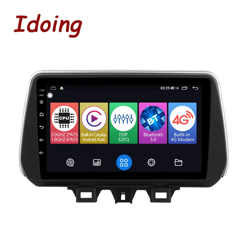 

Idoing Android Car Radio Player For Hyundai Tucson ix35 2018-2020 GPS Navigation Intelligent System Head Unit Plug And Play