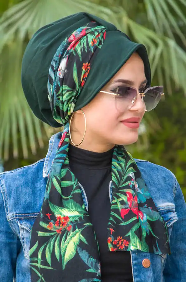 Muslim Turban Hijab Bonnet Scarf For Women Islamic Inner Caps Arab Wrap Head Jewish  وشاح Femme Musulman Turkey платок на голову