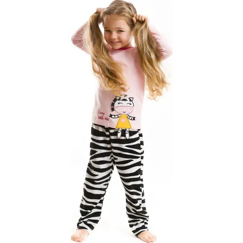 Denokids Gülen Zebra Girl Child Suit