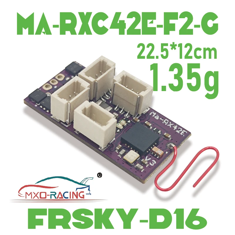 CROSSOVER-RX Ma-RX42E-F2/F2-G(FRSKY-D16) Built-in brushless ESC/TELEM/GYRO/SR3X/5CH MicroRX