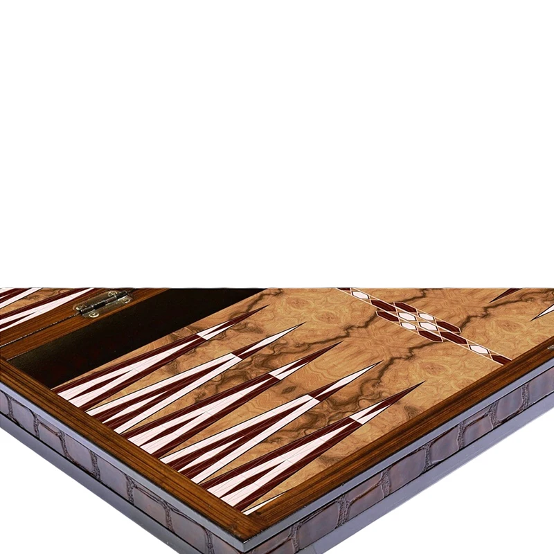 Wooden Backgammon Set Motive Trendy Wooden Backgammon Set Checkers  Family Board Games Backgammon Sets The Best Quality