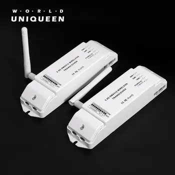 2.4G hz 무선 DMX512 신호 송수신기, 전송 및 수신기, 126 CH, 최대 350m 거리의 전송 된 전원의 4 단계