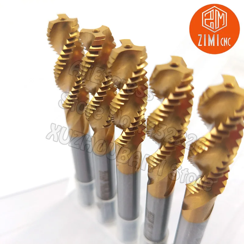 1pcs Tap Drill M10*1.5 Titanium-plated Spiral Tap Processing Stainless Steel Threading Tool Thread Tap Screw Thread Tapping