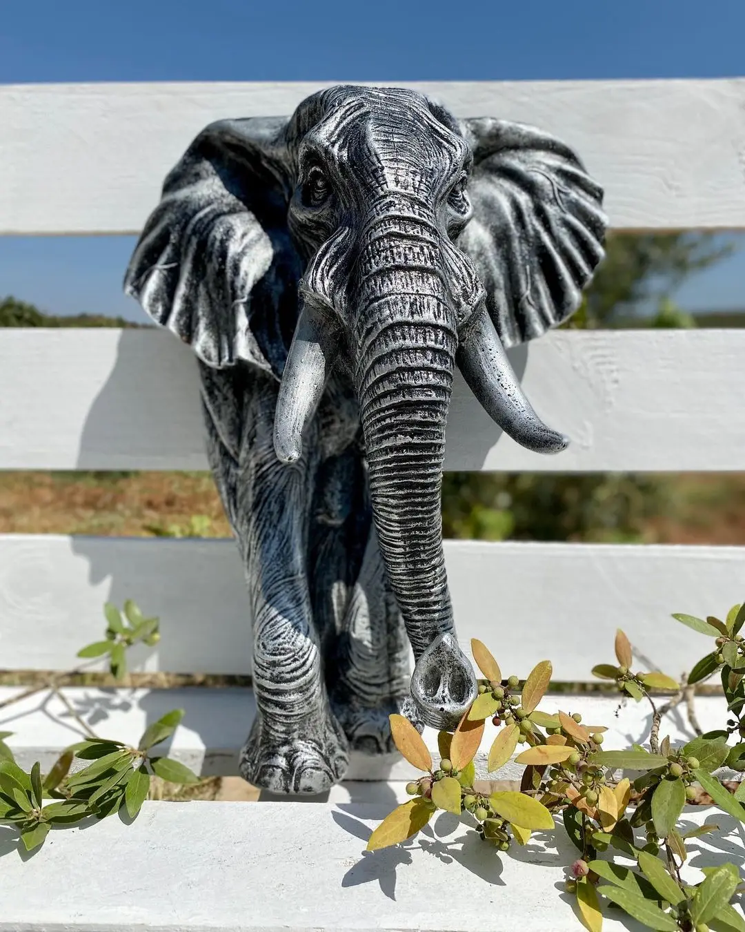 Decorative Elephant 40 cm animal figured home decoration accessories, figurines for interior,mythology sculpture, home accessori