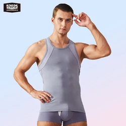 52025 Men's Tank Top – Modal Silk Mesh for Ultimate Comfort. Lightweight, Breathable, and Perfect for Summer. Sleeveless Design