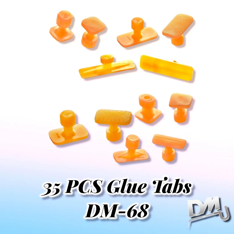 Paintless dent repair kit de reparação dent carro extrator cola extrator tabs 35 pcs kits de remoção para veículo carro reparação dent ferramentas