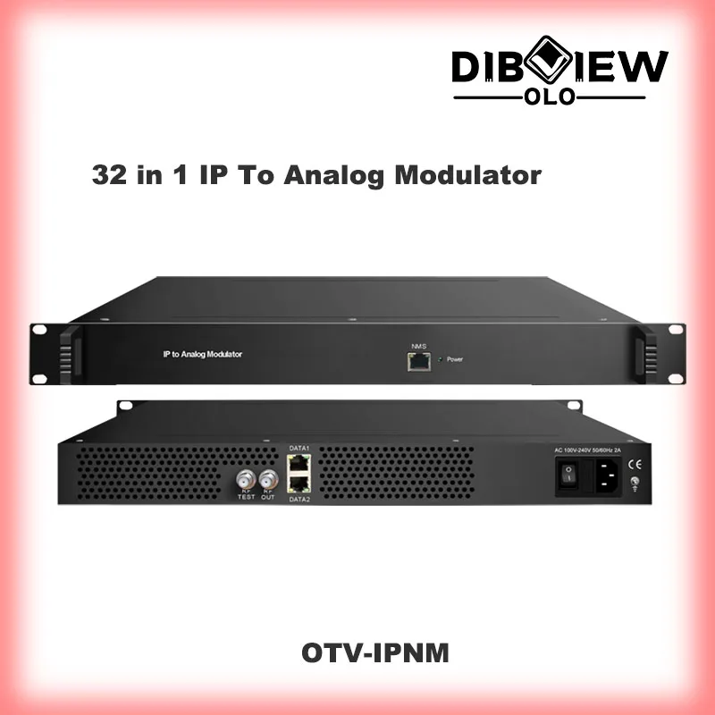 

OTV-IPNM 32 in 1 IP TO Analog RF Agile PAL NTSC DK Modulator