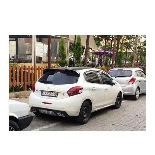 Spoiler For Peugeot 208  2012 - 2019 ----Modify Stylish Hot Extension Tuning Auto Accessory Universal Car Antenna Flaps Ornament