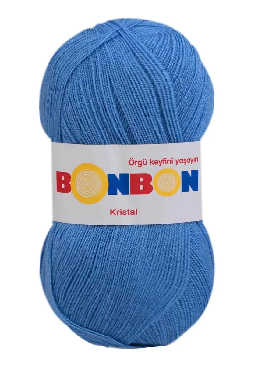 Thread 1 Pack ( 5 Balls ) Nako Bonbon Kristal Hand Knitting Yarn ( 100% Acrylic ) 100 Gram 475 Meter Crochet Tool Kit Fiber Yarn