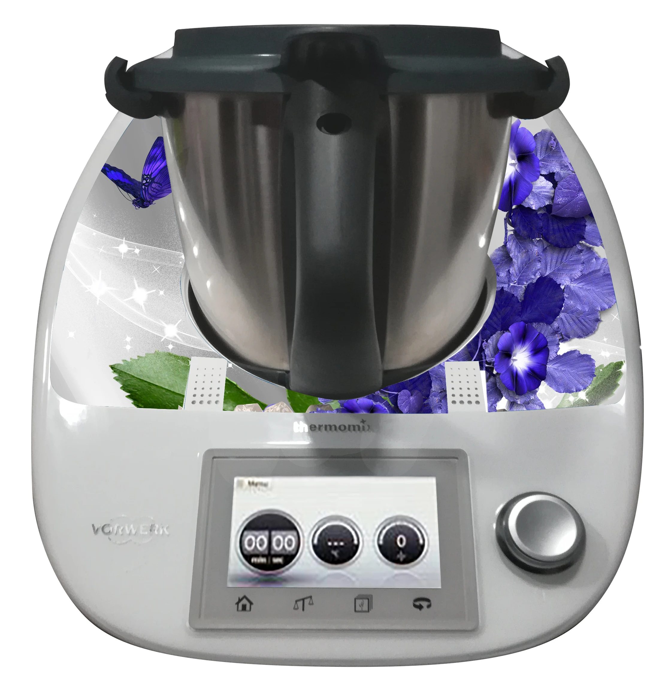 Pare-chocs vinyle décoratif, latéral, VALIDO pour THERMOMIX TM5 et TM6, bisous, décorez votre THERMOMIX