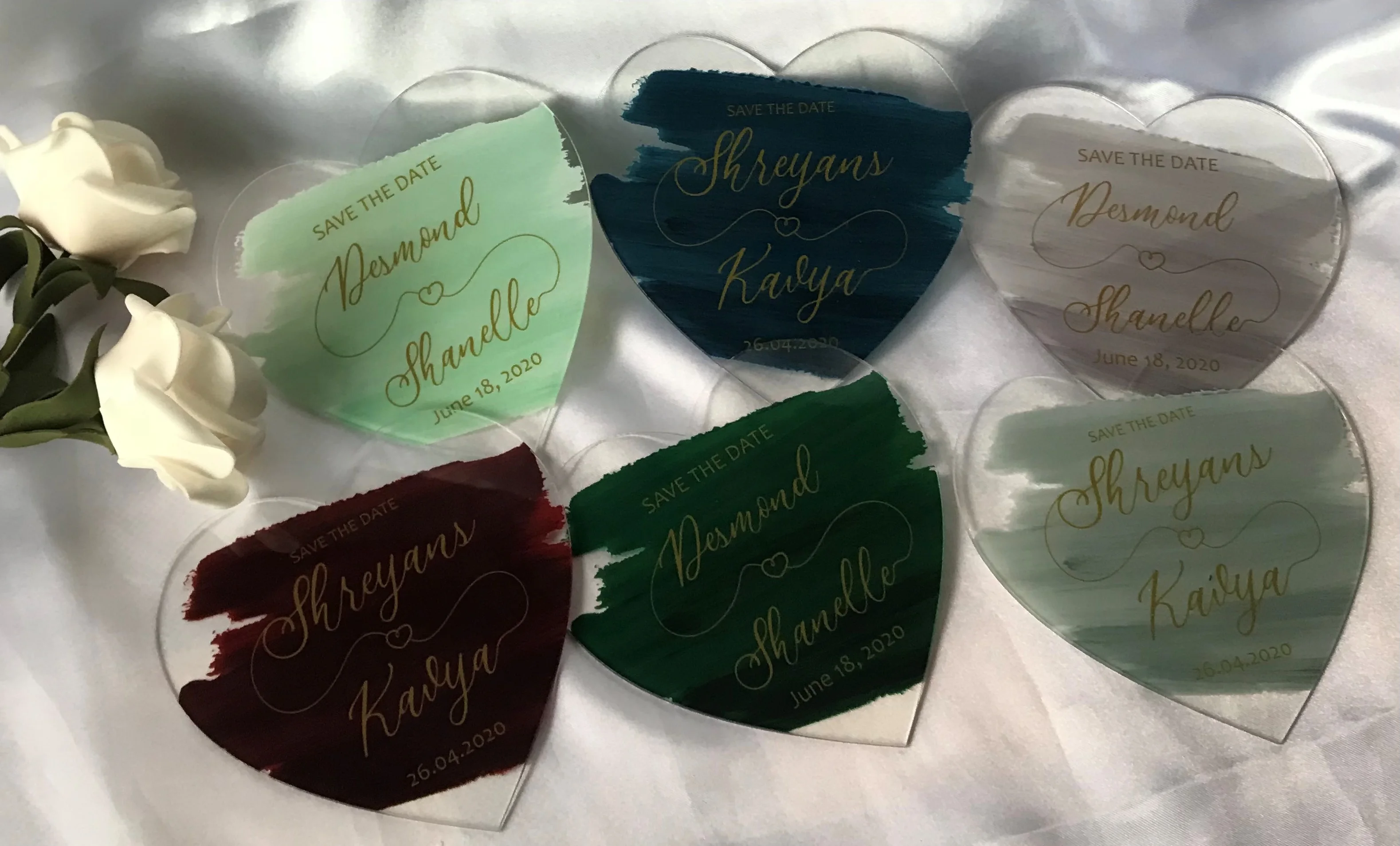 

Acrylic Heart Plaque for Bridal Party, I Love You Gifts, I Love You, I Love You, Romantic Gifts,Hanging Heart,Bridal Party,20pcs