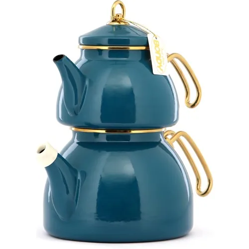 Bondy Grandeur Arbitrary Ala Enamel Teapot Blue