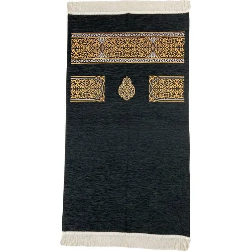 Ultra Plus Kaaba Cover Prayer Rug Taffeta Silk Islamic Muslim Prayer the Kaaba in Mecca Arab Kaaba rug prayer rug Turkey fast shipping religious