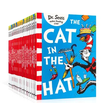 20 kitap/Set klasik kılıf Dr. Seuss yapar eğlence eğlence ilginç İngilizce resim hikaye kitabı çocuklar hediye ebeveyn çocuk okuma