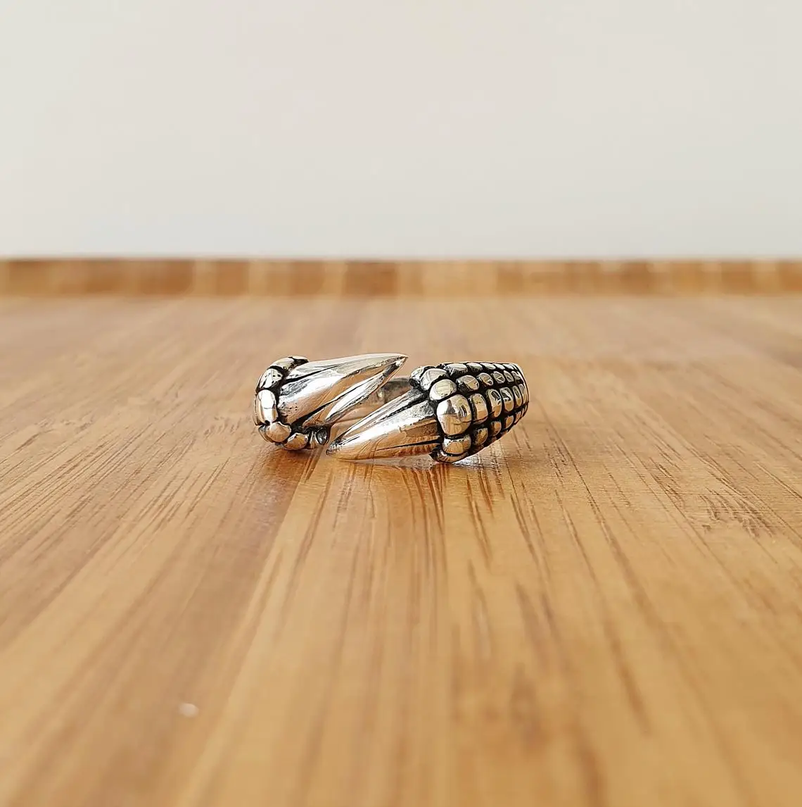 925 Sterling Silver Ring Eagle Claw Rings Boho Rings For Daily Collocation Fashion Jewelry Ring Mens Cool Rings, Animal Rings