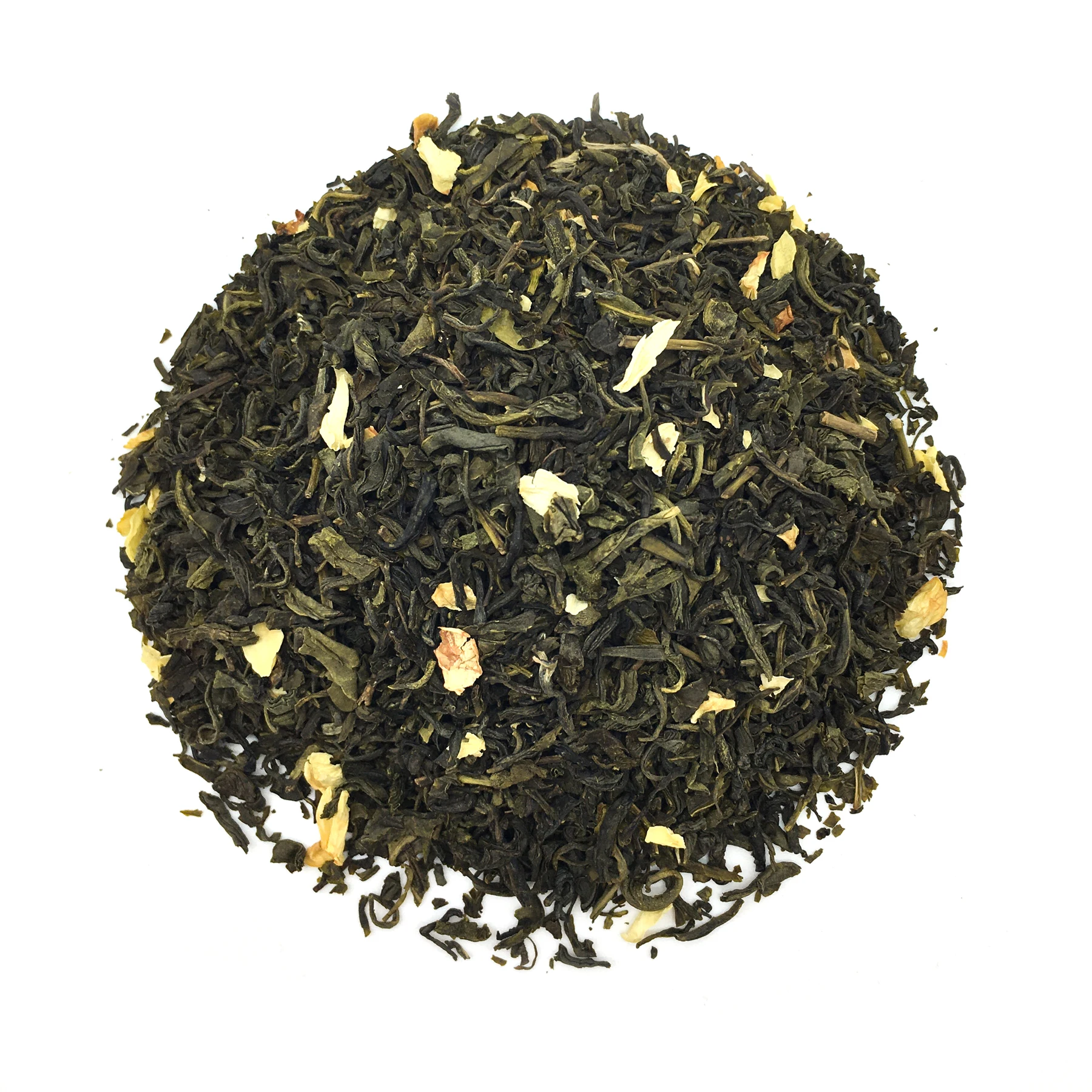 ABALORI | Green tea with Jasmine in leaves 100 grams | Aroma and flower flavor | Natural 100% tea | 40 cups per pack