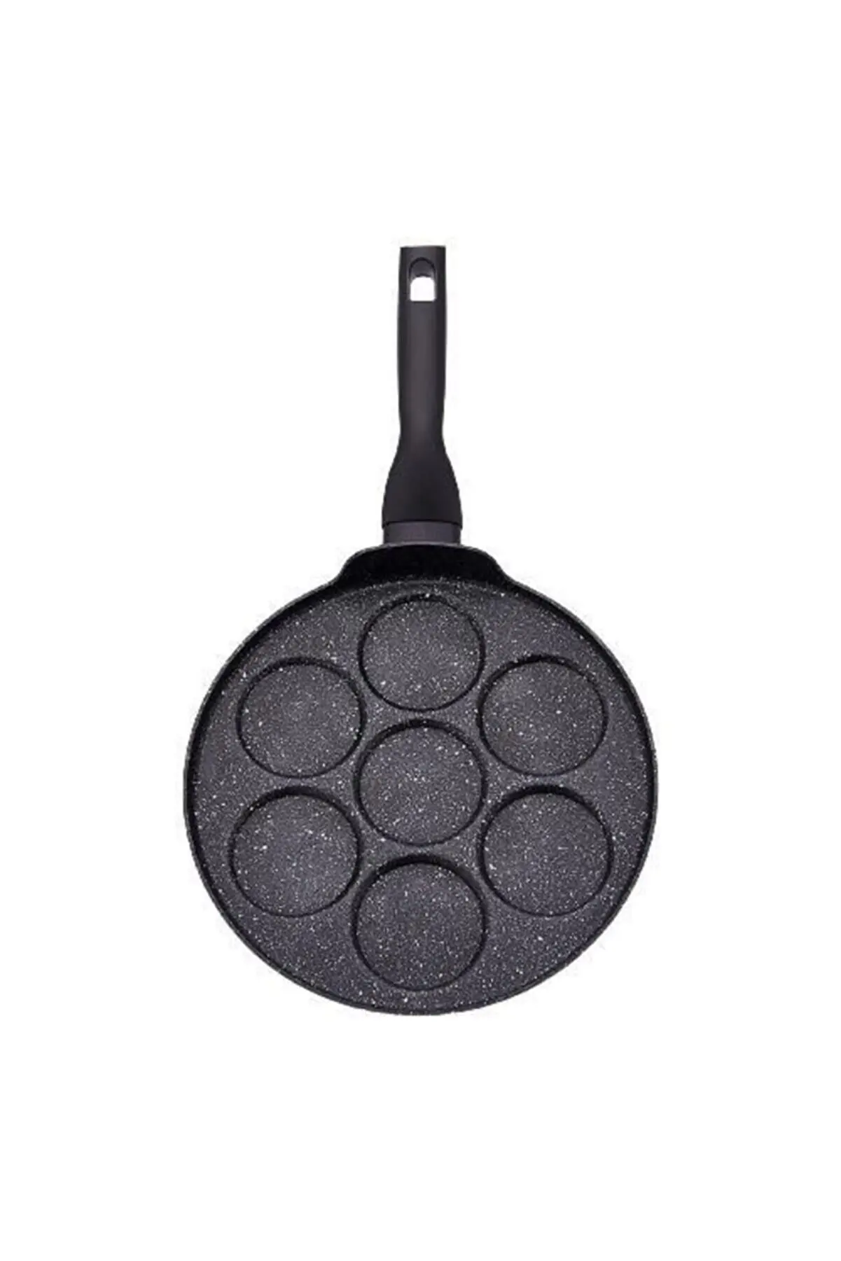 Waffle Pancake Pan With Compartment Breakfast Kids Pans 5 Layers Granite Coating 26 Cm Diameter Fireproof Non-Stick Cookware