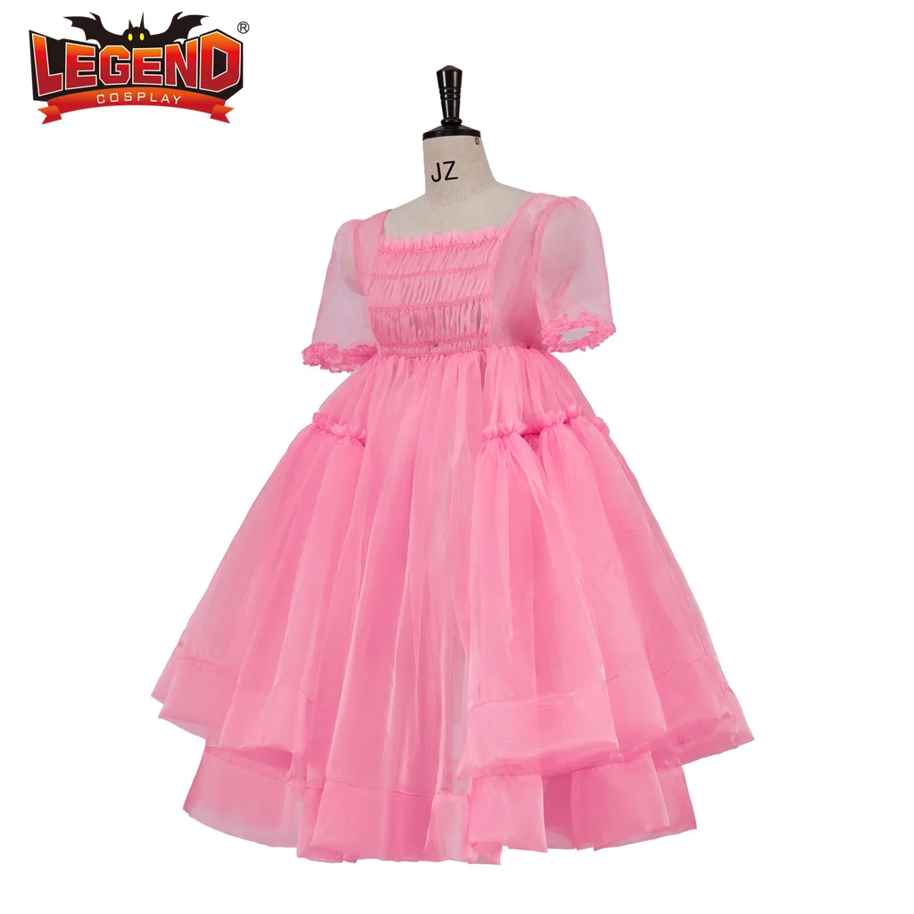 Killing Eve Pink Dress Jodie Comer Villanelle Cosplay Costume Molly Goddard Tulle Dress Outfit for Women Adult