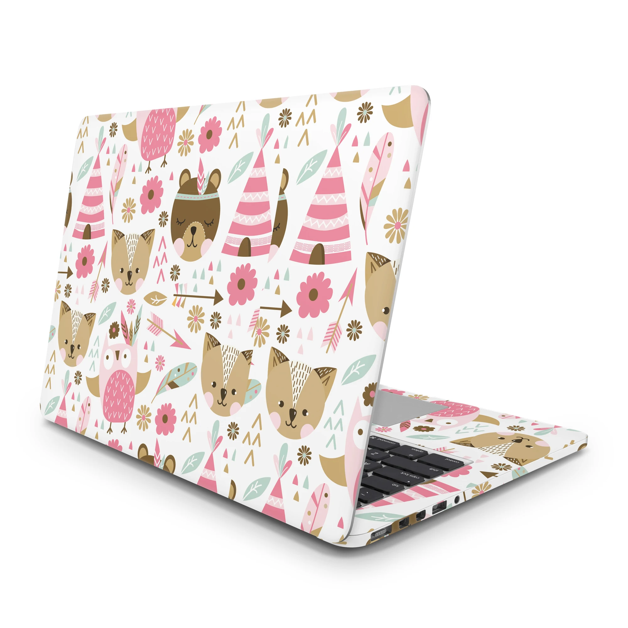 Sticker Master Pink Animal  Laptop Vinyl Sticker Skin Cover For 10 12 13 14 15.4 15.6 16 17 19 