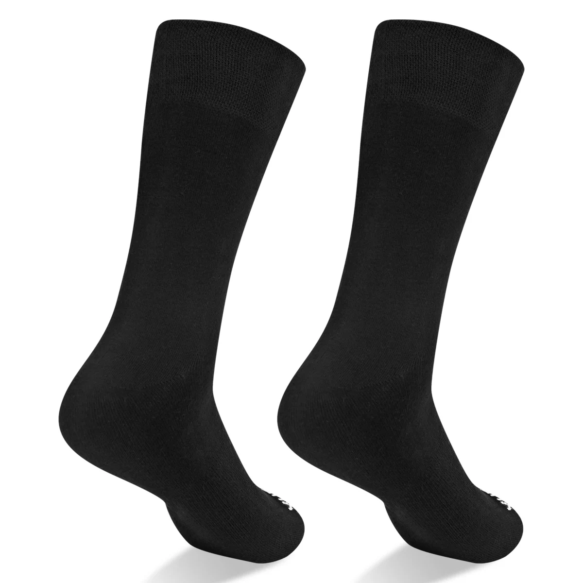 YUEDGE 5 Pairs Mens Bamboo Breathable Everyday Thin Socks Comfortable Formal Business Dress Socks For Men Size 37-46 EU